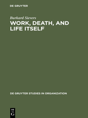 cover image of Work, Death, and Life Itself